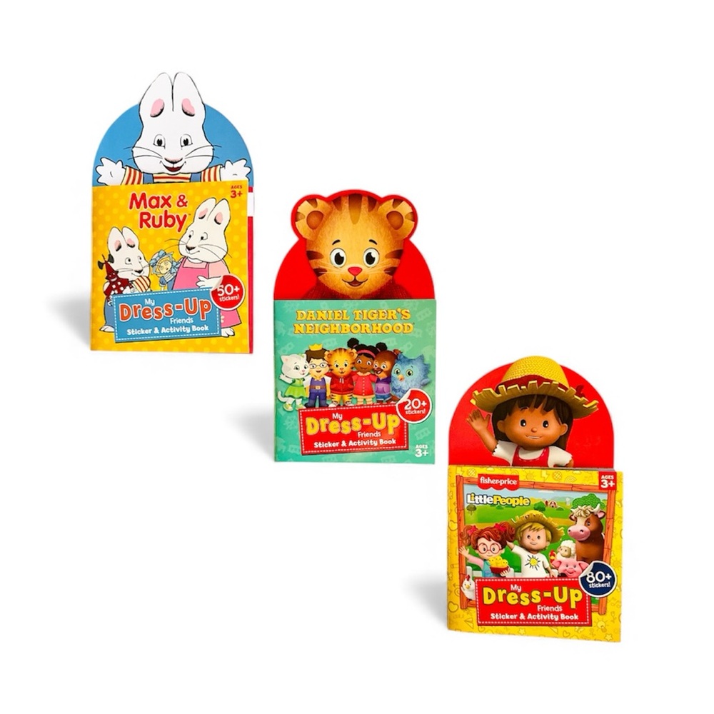 New 3pc My Dress Up Friends Books